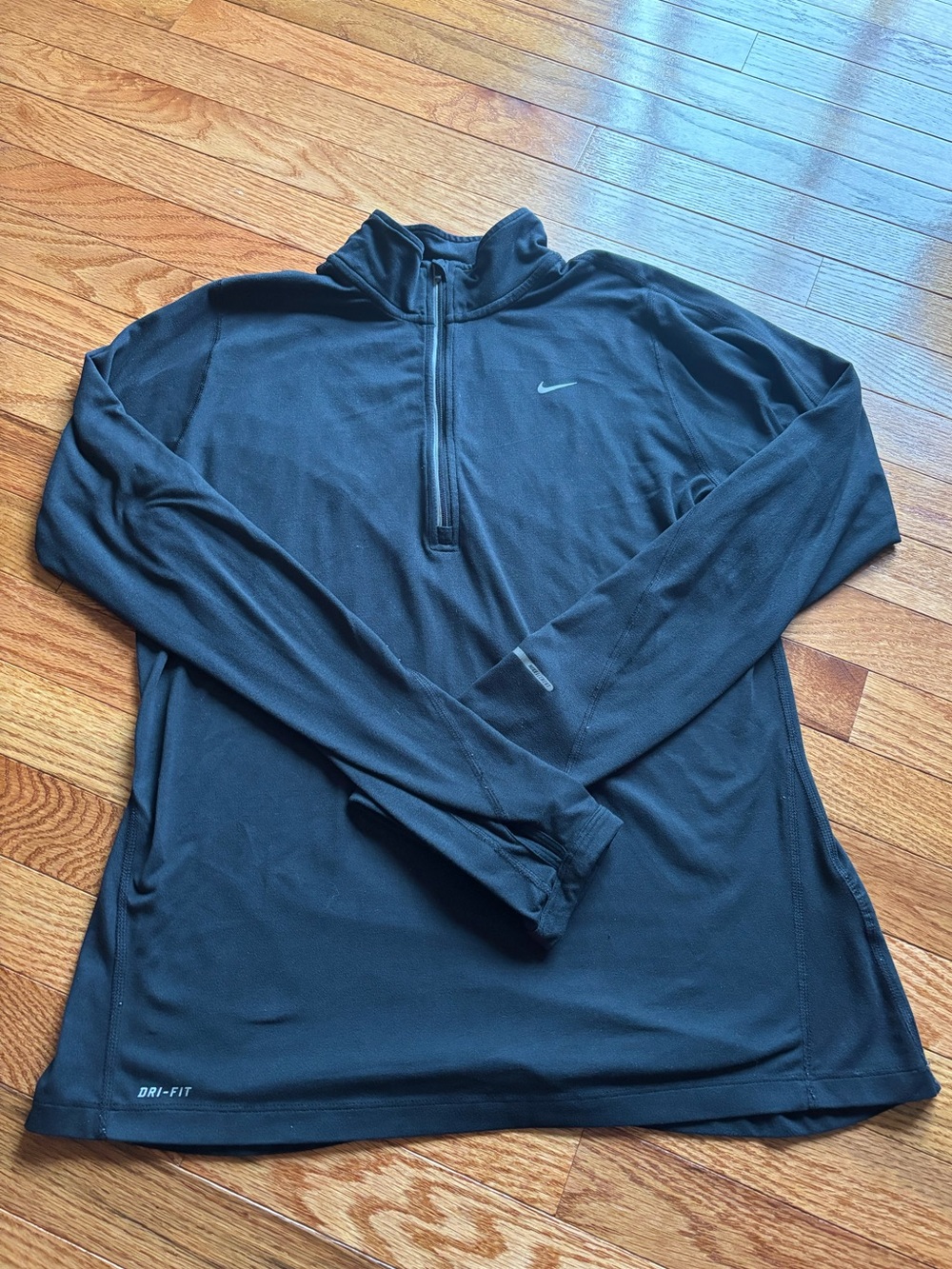 Nike Black Dri-FIT Quarter-Zip Performance Sweater